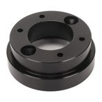 Yunseity G25 G27 G29 G920 Için 70mm Direksiyon Adaptör Plakası, Momo, Spacro, 13 14 inç Alüminyum Alaşımlı PCD Araba Yarışı Oyunu Modifikasyonu (Siyah)
