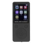 Yunseity MP3 MP4 oynatıcı, 16 GB Hafıza kartı Eğlence Için MP3 oynatıcı (BLACK)