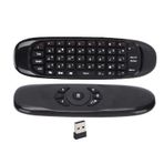 Yunseity Smart Air Fly Mouse, 2.4Ghz Mini Kablosuz Klavye ve Uzaktan Kumanda, Destek Hareket Sensörü, PC, Smart TV, HTPC, Android TV Box, vb.