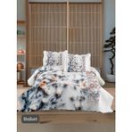 Yünteks Örtüm Çift Kişilik Kapitone Yatak Örtüsü - Sarı - Beyaz - 250 x 260 cm