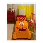 YÜNTEKS Taç Taraftar Lisanslı Tek Kişilik Battaniye (160x220)-2025/2026 YENİ SEZON 5 YILDIZ GALATASARAY