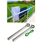 Yunuskayatek Balkon Demiri Çamaşır Askısı Balkon Çamaşır Askılığı Renksiz