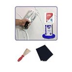 Yunuskayatek Duvar Tamir Seti [ 2kg Sıva Alçı 1kg Saten Alçı Spatula Zımpara(150)] Ldr-123