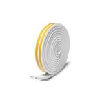 Yunuskayatek Kapı Pencere Bandı Fitili Yapışkanlı Soğuk Izolasyon Bant 3X2=6 Metre (Beyaz) 1 Kapı İçin İdeal Boyu