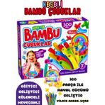 Yupulu Bambu Çubukları - Neşeli Çubuklar 300 Parça (Kutulu) Eğitici Puzzle Eğitici Oyuncak