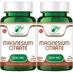 Yurdavit Magnesium Citrate 500 mg 2x120 Tablet