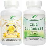 Yurdavit Propolis Polen Arı Sütü 100 Tablet + Zinc Gluconate 15 mg 120 Tablet