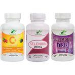 Yurdavit Vitamin C 100 Tablet + Selenium 120 Tablet + Collagen Tip 1-2-3 100 Tablet