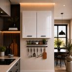 Yurkan 100 cm Üst Dolap 100 cm Mutfak Dolabı Üst Modül