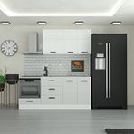 Yurkan 200 Cm Mutfak Dolabı Mdf Kapak Tezgah Dahil Yrkn200 100 Gümüş