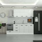 Yurkan 235 cm Mutfak DolabıMDF Kapak Tezgah Dahil YRKN235 100