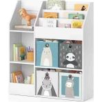 Yurkur Mobilya Çocuk Odası Kitaplığı MDF & Suntalam Malzeme ile 112 cm Yükseklik ve 100 cm Genişlik