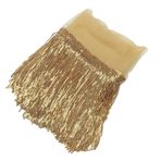 Yurosiay 5 Yard × 20 cm payetli püsküllü kesim payetler püsküller kesim püsküllü şerit payetler dans püskülleri payetler püsküller etek kostüm dikiş el işi için altın