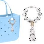 Yurosiay Bogg Bag Charms Beyzbol Kolye Ucu Futbol ve Basketbol, Spor Kolye Ucu Bogg Çanta Askısı Spor Askısı Bogg Bag Aksesuarı Charms Çanta Aksesuarı Plaj için Taşıma Çantası Anahtarlık #2