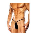 YurtMarketing 13T-Erkek Fantezi Slip-Jockstrap-YurtMarketing Fantezi Halkalı Seksi Siyah Erkek String TG274601 Siyah XS