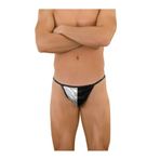 YurtMarketing 13T-Erkek Fantezi Slip-Jockstrap-YurtMarketing Fantezi Siyah Beyaz Külot İç Giyim TG274586 Gümüş - Siyah M