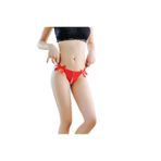 YurtMarketing 9T-Büyük Beden Fantezi Tanga-Külot-String-YurtMarketing Büyük Beden Fantezi Kırmızı Seksi Fiyonklu Kadın STR Kırmızı 3XL