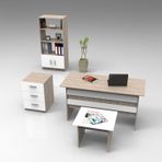 Yuru Design Vario ABCD 3 Renk Ofis Büro Masa Takımı