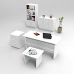 Yuru Design Vario ABCDEF Beyaz Ofis Büro Masa Takımı