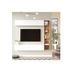 Yurudesign Cohen Tv Ünitesi Kitaplık Duvara Monte Sepet-Beyaz CN1-SW