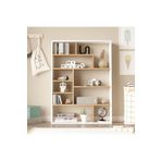 Yurudesign Craft Kitaplık 124cm Sepet-Beyaz CF1-SW