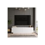 Yurudesign Fonda Tv Ünitesi Tv Sehpası 140CM Beyaz Fn1-W