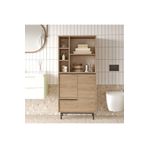 Yurudesign Ocean Banyo Dolabı Çok Amaçlı Dolap 3 Kapaklı Metal Ayaklı Sepet ON9C-S