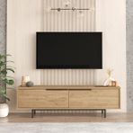 Yurudesign Ocean Tv Ünitesi Sehpası Metal Ayaklı 160cm Sepet ON1-S