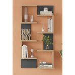 Yurudesign Shelf 22 Duvar Rafı Sepet-Antrasit WL22-SA