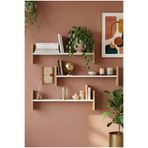 Yurudesign Shelf 23 Duvar Rafı Sepet-Beyaz WL23-SW