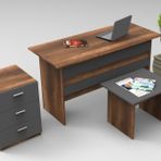 Yurudesign Vario Abc Antrasit Ofis Büro Masa Takımı