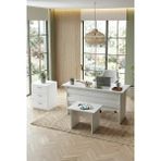 Yurudesign Vario ABC Ofis Büro Masa Takımı 3 Renk VO9-W - Beyaz