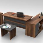 Yurudesign Vario Abcf Antrasit Ofis Büro Masa Takımı