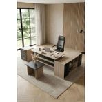 Yurudesign Vario ABCF Ofis Büro Masa Takımı 3 Renk VO13-OB - Meşe - Siyah