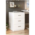 Yurudesign Vario C 3 Çekmeceli Keson Ofis Masası Altı Dolabı Yazıcı Sehpası Beyaz