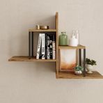 Yurudesign VG15-A Voyage Çam Duvar Rafı Kitaplık