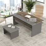 Yurudesign Vista Ab Ofis Büro Masa Takımı Kahve-beton-antrasit Vs6-cga