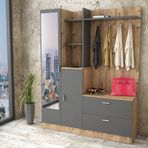 Yurudesign Wisdom Aynalı Vestiyer