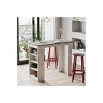 Yurupa Harwick 120cm Bar Masası Mutfak Yemek Masası Beton-taş Har1-gt Taş Rengi