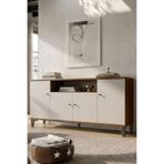 Yurupa Konsol Modern Salon Valaris Kapaklı Ayaklı Ceviz-Kaşmir VIS3-CKA