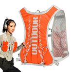 Yürüyüş su sırt çantası, hidrasyon sırt çantaları, 5L Hafif Koşu Yarışı Hidrasyon Sırt Çantası, Snowboard için yansıtıcı şeritli açık hava hayatta kalma dişlisi ayarlanabilir kayışlar tasarım