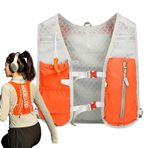 Yürüyüş su sırt çantası, hidrasyon sırt çantaları - 5L Kadın Erkekler Yürüyüş için Su Sırt Çantası - Snowboard için yansıtıcı şeritli açık hava hayatta kalma dişlisi ayarlanabilir kayışlar tasarım