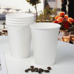 Yuşa Pack 14 Oz Single Beyaz Karton Bardak 100’LÜ