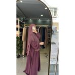Yüsra Collection Ayrobin Elbise Ve Gölgeli Sufle 2”li Takım