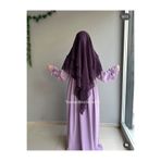 Yüsra Collection Erva Abaya Ve Kısa Sufle 2”li Takım