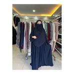 Yüsra Collection Tesettür Ayrobin Elbise ve Sufle Takım
