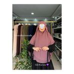 Yüsra Collection Tesettür Gölgeli Oval Sufle - Gül Kurusu