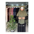 Yüsra Collection Tesettür Gölgeli Oval Sufle - Haki Yeşil