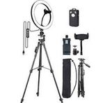 Yussraw Ring Light 10 Inç Işıklı Bluetooth Kumandalı Tripod