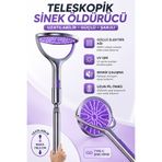 Yussraw W12 USB Şarjlı Uv Işıklı Elektrikli Sivrisinek Öldürücü Raket Sinek Öldürücü Sineksavar masa üstü kullanım 1200 mah 2500 volt